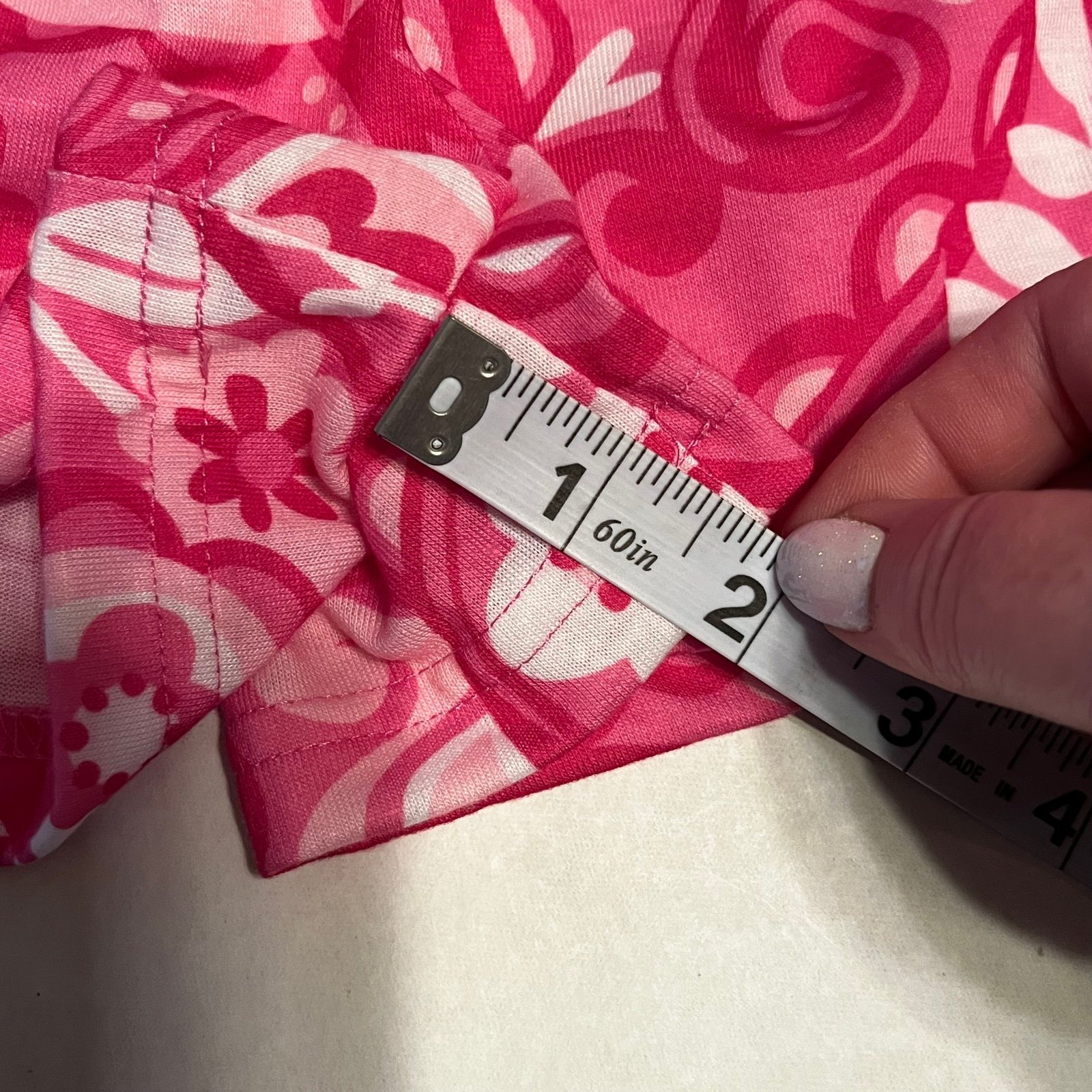 Beeposh By Melissa & Doug Pink & White Floral Patty Shorts Nwt Girls Size Medium — image 4 of 6